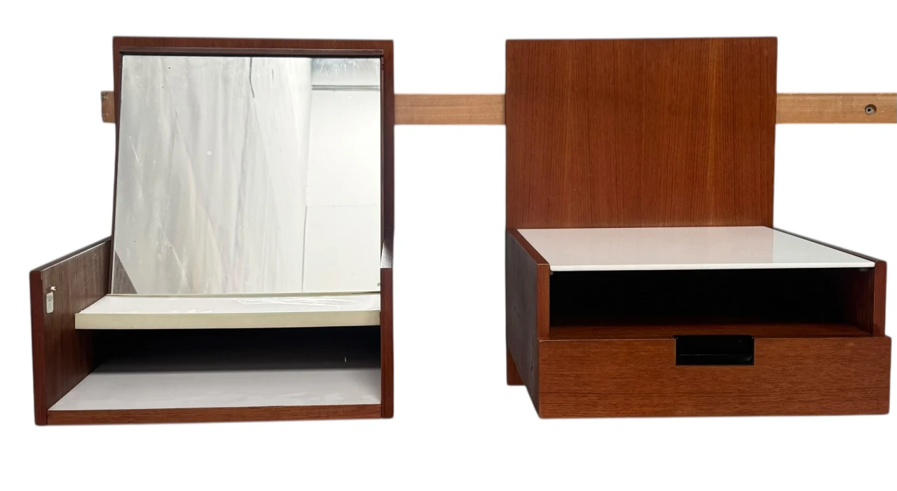 Two EU/NU-11 Japanese Series Wall Cabinets by Cees Braakman for Pastoe, 1958